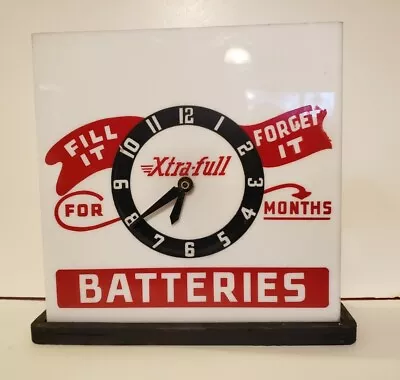 Vintage MOPAR Xtra-Full Batteries Lighted Clock • $895