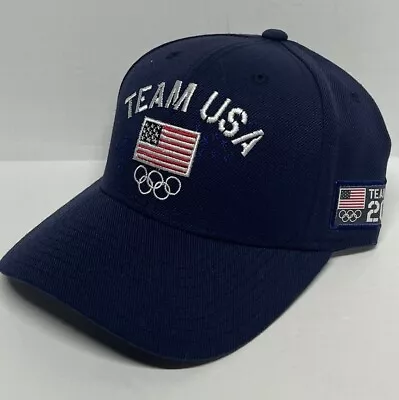 Team USA 2014 Olympics Sochi Blue Unisex Baseball Cap Hat • $12.99