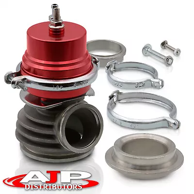 50mm V-Band Cast Aluminum Header Manifold Wastegate Turbo Charger Red • $37.99