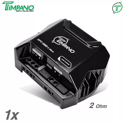 1x Timpano TPT-500 2 Ohms Compact 1 Channel Amplifier 500W Car Audio Digital Amp • $69.95