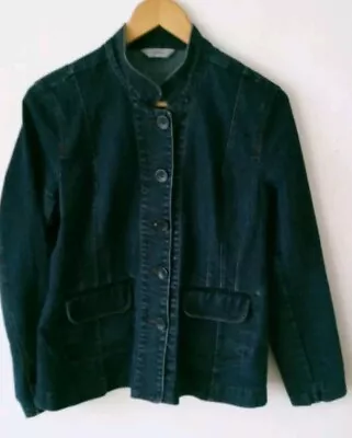 Marks And Spencer Denim Look Jacket Size 16 • £6