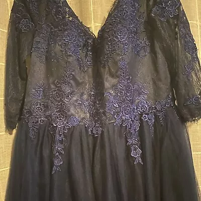 Evening Gown Size 16 Mother-of-bride Dress • $100