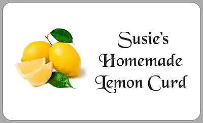 Lemon Curd Cheese Stickers Personalised Jar Pot Labels For Homemade Preserves • £2.70