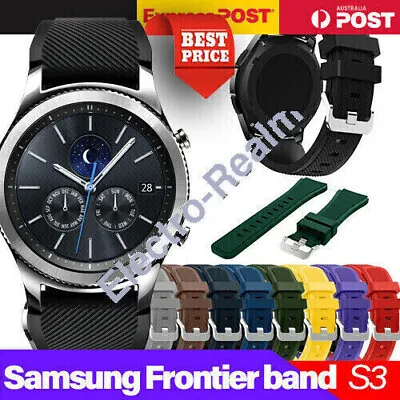 Sport Premium Silicone Strap Band For Samsung Gear S3 Frontier / Classic 22mm • $5.65