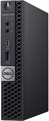 Dell OptiPlex 7060 Micro Intel I5 8500T 2.10GHz 8GB RAM 256GB SSD Wi-Fi Win 11 • $229