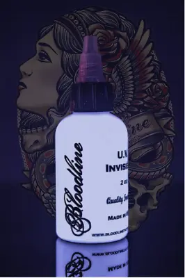 BLOODLINE Tattoo UV Ink Ultra Violet Invisible Blacklight Colors 1 Oz Authentic • £28.92