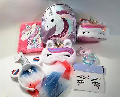 Claire's Accessories Unicorn Combo Set - Iridescent Cute Kawaii For Girls $100+ • £34.70