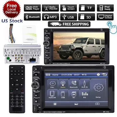 Fit Toyota Camry Corolla Car Stereo Radio 2Din CD DVD MirrorLink For GPS +Camera • $113.49