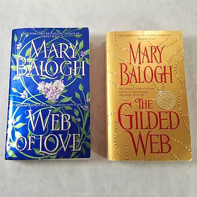 Mary Balogh Lot Of 2 ~ Web Series Historical Romance  Paperback Books 1 & 2 • $6.99