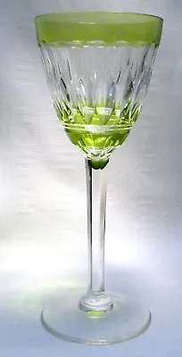 Val St Lambert Cut To Clear Crystal Chartreuse  Hock  Wine Glass  • £44.99