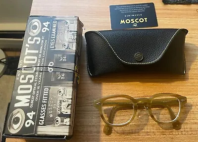 Moscot Lemtosh W/ Metal Nose Pads Blonde 46 • $220