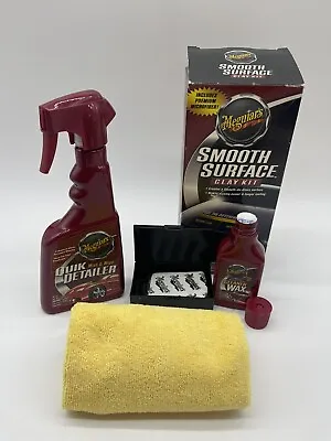MEGUIARS Car Smooth Surface Clay Kit  Quik Detailer & Microfiber • $24