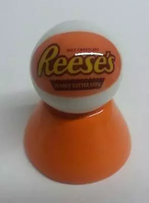 Super Nice Reeses Collectible Glass 1  Logo Marble With Stand • $5