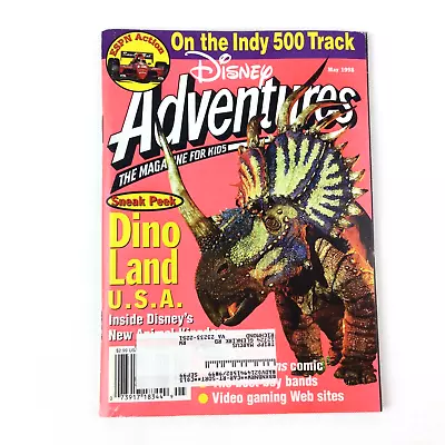 Disney Adventures Magazine May 1998 Dino Land USA The Indy 500 Track Bone Comic • $6.99