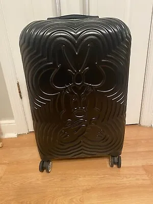 FUL Disney Minnie Mouse Black Luggage 21  & 25  Hardside Spinner Suitcase - 2 Pc • $153