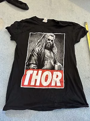 Thor T Shirt Official Avengers Endgame Licensed Shirt Size Small Free P&P • £8.95