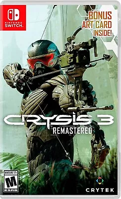 Crysis 3 Remastered  Nintendo Switch Brand New Sealed • $89