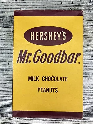 1950's HERSHEY'S  Mr. Goodbar  Candy Bar (Yellow) Display Box (Scarce /Vintage) • $16.99