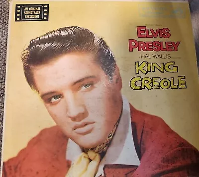 Elvis Presley King Creole 33rpm Album 1958 RCA Victor  LPM-1884 NO INNER SLEEVE • $50