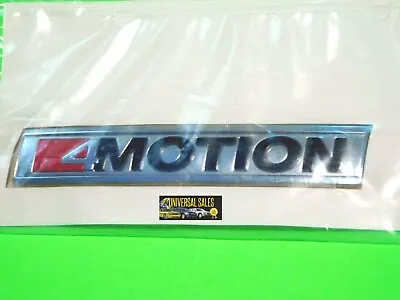 $30 • Buy Genuine Vw 4motion Atlas Cc Emblem Badge Trunk Hatch Rear New Oem # 7n0853675d