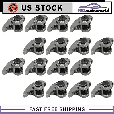 16 X Roller Rocker Arm For Chevy Ls1 Ls6 Ls2 4.8l 5.3l 6.0l 12681275 • $126.82