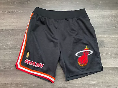 Mitchell & Ness 1996 - 1997 Miami Heat NBA Authentic Basketball Shorts • £100