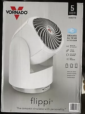 Vornado Flippi V10 Personal Oscillating Fan 9.75  Ice White • $16