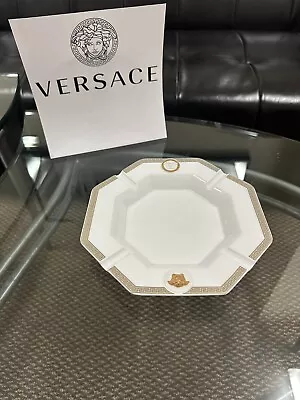 NEW Rosenthal VERSACE Gorgona Porcelain Ash Tray... Auth... RARE!!! • $289.99