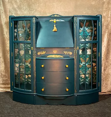 Art Deco Vintage Drinks Cabinet Cocktail Bar • £795