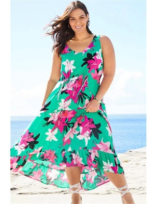 $98.90 • Buy Sara Linen Blend V Neck Sleeveless Maxi Dress Womens Clothing  Dresses Maxi