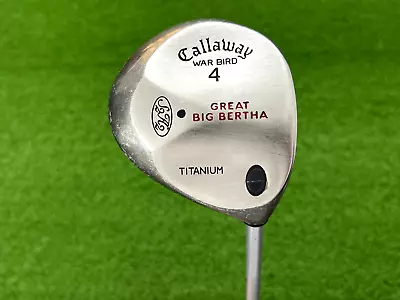 Callaway Golf GREAT BIG BERTHA TITANIUM (4) WOOD Right Graphite Strong Flex • $24.99