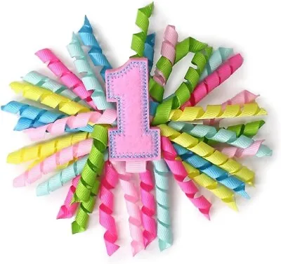 Mud Pie #1 First Birthday And Beyond  3-in-1 Bow -  Wear 3 Ways!  NWT • $3