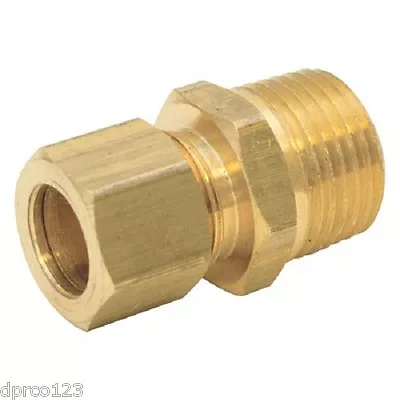 7/8 Od X 3/4  Mip Lead Free Compression Male Adapter  Brass Compression Fitting  • $8.50