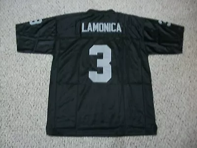 DARYLE LAMONICA Unsigned Custom Oakland/LA Black New Football Jersey Sze S-3XL • $38.05