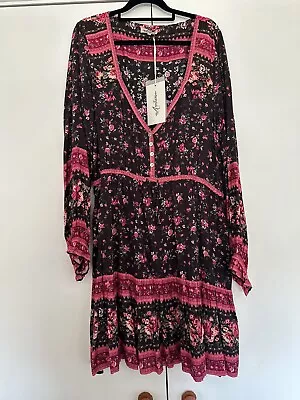 $105 • Buy Arnhem 16 Flora Mini Dress Blackberry