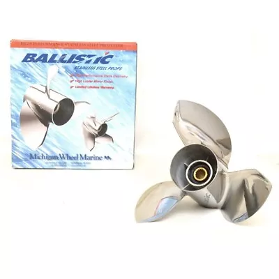 Michigan Wheel Ballistic XL Boat Propeller 345941 | RH 14 1/2 X 22P • $303.45