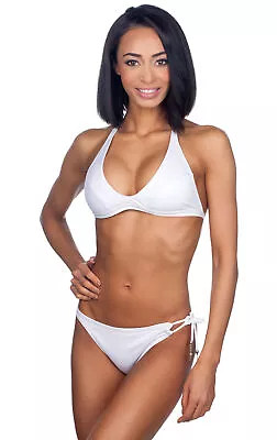 $19.99 • Buy Rosa Cha Ladies Wireless Halter Brazilian Cut Bikini Swimsuit Set 8185