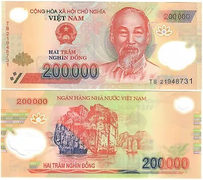 Vietnam 200000 Dong 2021 UNC • $22.17