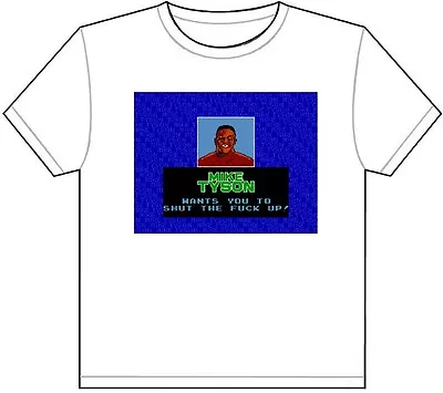 MIKE TYSON PUNCH OUT T-SHIRT TEE PICTURE PHOTO Nes Nintendo Game Box Funny T1 • $21.99