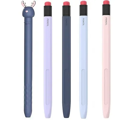 £6.15 • Buy For Apple Pencil 1st Gen Silicone Grip Case Sleeve Soft Cover Holder IPad Pen UK