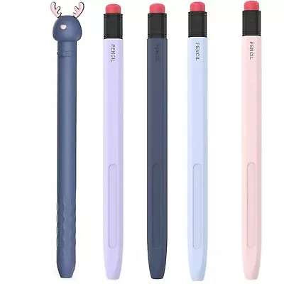 £6.15 • Buy For Apple Pencil 1st Gen Silicone Grip Case Sleeve Soft Cover Holder IPad Pen UK