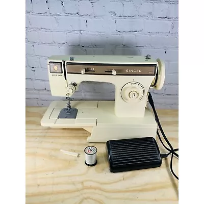 Vintage Singer Merritt 1802 Sewing Machine With Pedal • $26.99