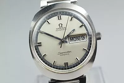 RARE *Exc+5* Vintage 1969 OMEGA Seamaster COSMIC TooL 107 Automatic Men's Silver • $849.99