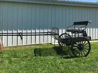 $4200 • Buy E-Z TRAIL Easy Entry Metal Horse Show Cart With Torsion Wheels Breaks Lights