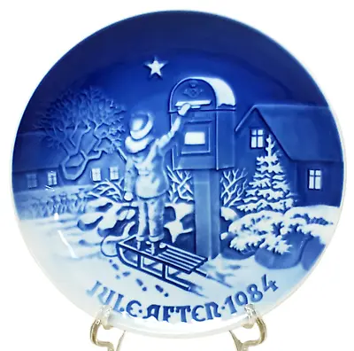 B&G Bing & Grondahl - Christmas Plate 1984 - The Christmas Letter - Denmark • $6.99