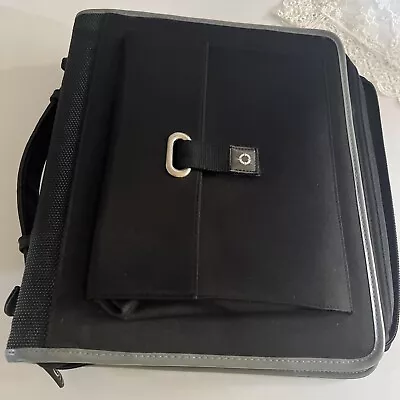 Franklin Covey Microfiber Leather 7 Ring Classic Binder Planner 7.5  X 6 Black • $56