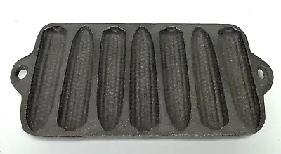 Mini Cornstick Pan 7 Ear Cast Iron Never Used NEW 8 Inches Long Unmarked • $19.99