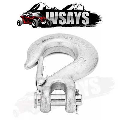 5/16  G70 Synthetic Rope Steel Cable Winch Clevis Hook 5000 - 6000LBS UTV ATV • $11.99