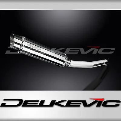 Yamaha YZF-R6 1998-2002 Delkevic Slip On 14  Round Stainless Exhaust Muffler • $289.99