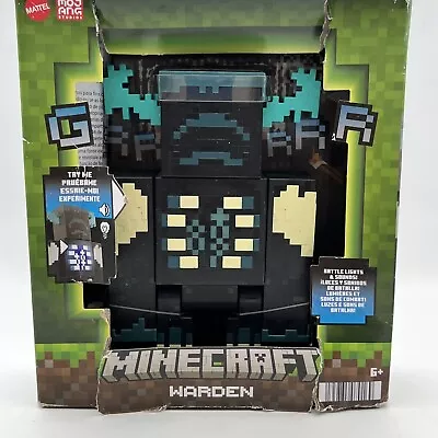 BRAND NEW - Minecraft - WARDEN - Figure - BATTLE LIGHTS & SOUNDS • $14.99